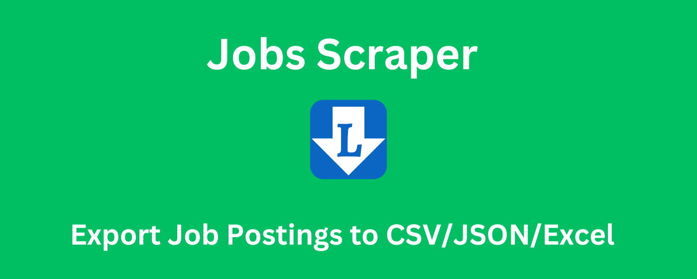 LinkedIn Jobs Scraper Interface